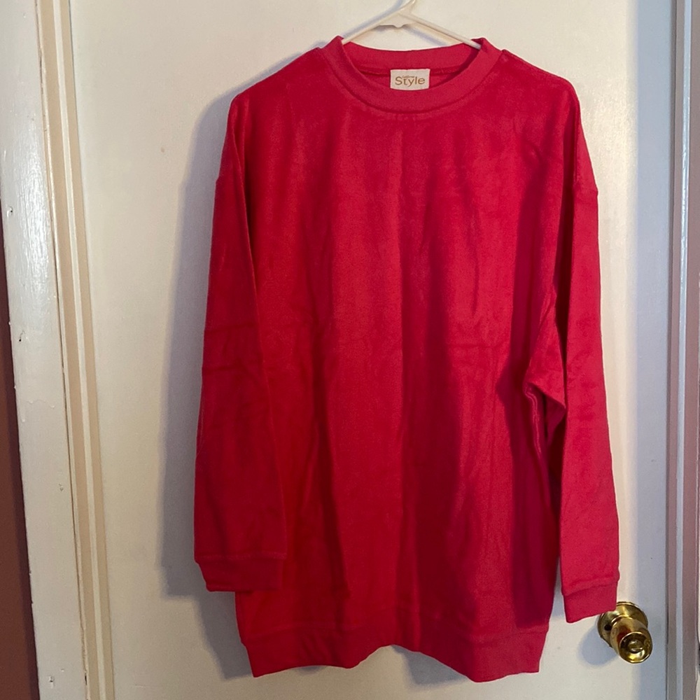 Large hot pink  sweater